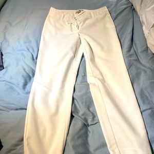 WHBM white capri pants